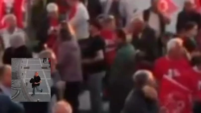 Silivri'de CHP'nin düzenlediği mitingde cep telefonu hırsızlığı kamerada