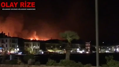 Sakız Adası'ndaki yangın kontrol altına alınamıyor, yerleşim yerlerinde tahliyeler başladı