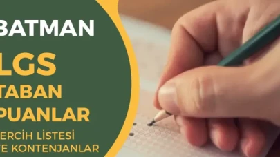 2025 Batman LGS Taban Puanları ve Yüzdelik Dilimleri Açıklandı