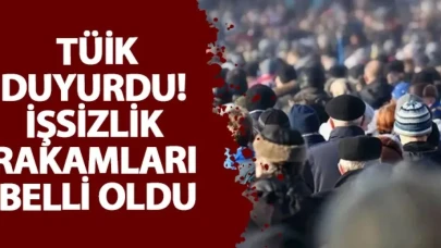 TÜİK duyurdu! İşsizlik rakamları belli oldu