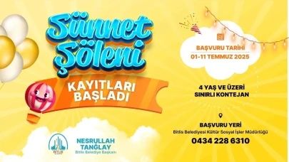 Bitlis Belediyesi’nden Geleneksel Toplu Sünnet Organizasyonu: Kayıtlar Başladı