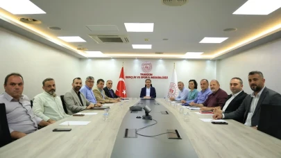 Trabzon Gençlik ve Spor İl Müdürlüğü’nde Koordinasyon ve İstişare Toplantısı Yapıldı