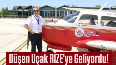 Erzurum-Rize arasında uçak düştü: Arama kurtarma çalışmaları başlatıldı