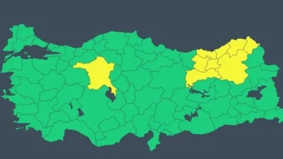 9 il için sarı kodlu 'sağanak yağış' uyarısı