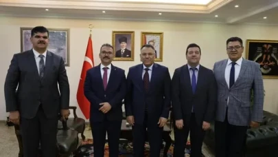 Iğdır Üniversitesi Rektörü Prof. Dr. Ekrem Gürel’den Vali Ercan Turan’a Ziyaret