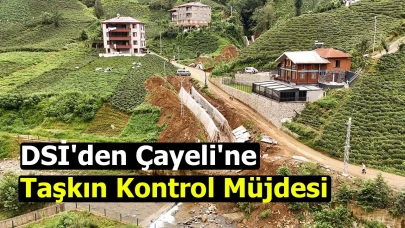DSİ'den Çayeli'ne Taşkın Kontrol Müjdesi