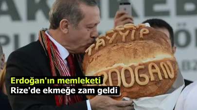 Erdoğan'ın memleketi Rize'de ekmeğe zam geldi