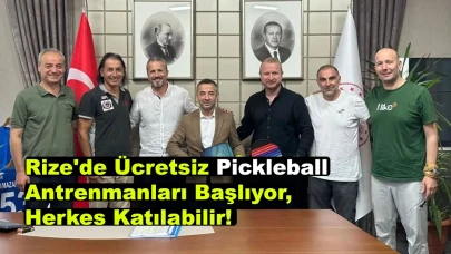 Rize'de Ücretsiz Pickleball Antrenmanları Başlıyor, Herkes Katılabilir!