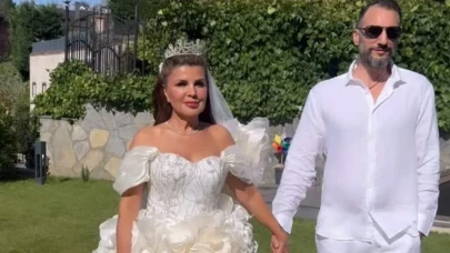 Nuray Sayarı Eşi Ahmet ile Evlendi: Gelinliği Sosyal Medyada Gündem Oldu