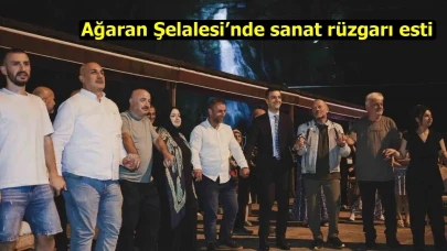 Ağaran Şelalesi’nde sanat rüzgarı esti