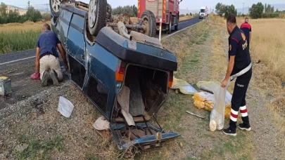 Sandıklı'da kaza: 1 yaralı