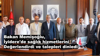 Bakan Memişoğlu, İyidere'de sağlık hizmetlerini değerlendirdi ve talepleri dinledi