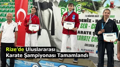 Rize’de Uluslararası Karate Şampiyonası Tamamlandı