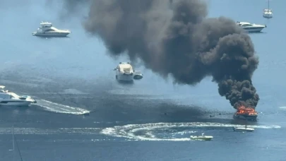 Bodrum’da tekne yangını! 1 kişi kurtarıldı