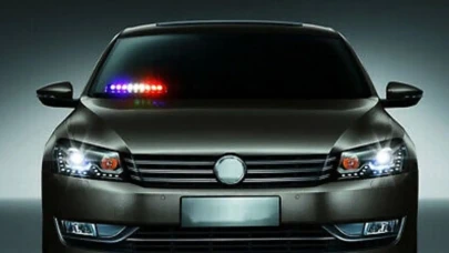 Edirne’de usulsüz çakar kullanan sürücüye 138 bin lira ceza