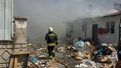 Eskişehir'de yangın! Müdahale ediliyor