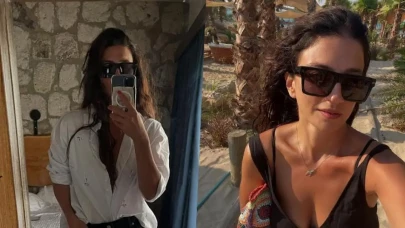 Ceren Benderlioğlu Eşref Rüya'nın etkisinden sıyrılarak kızgın kumların tadını çıkarıyor!