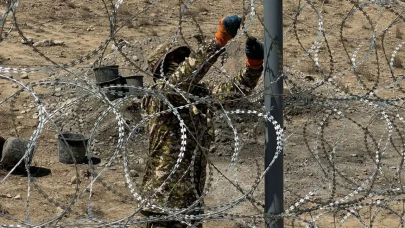 Kırgızistan-Batken Bölgesinde Sınır Çiti Çalışmaları Hızlandı