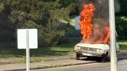 TBMM Önünde Beyaz Toros'u Yakan Şahıs Tutuklandı