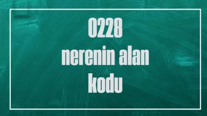 228 Alan Kodu Hangi İle Ait?