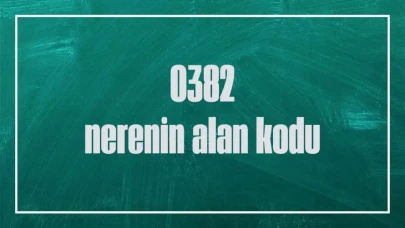0382 nerenin alan kodu? 382 hangi ilin telefon kodudur?