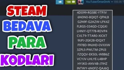 Bedava Steam Cüzdan Kodu 2025