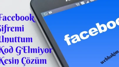 Facebook Şifremi Unuttum Kod Gelmiyor (E Posta ve Telefon Numarası Yok)