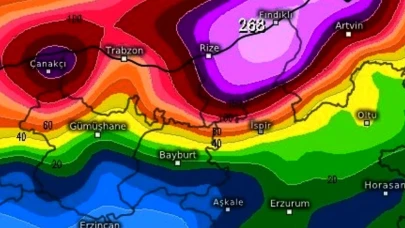 Eyvah Eyvah! Rize ve Artvin Halkı Bu Gece Tedbir Alın Çok Kuvvetli Geliyor!