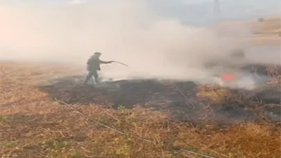Dereli Köyü Muhtarından Anız Yangınına Tepki: “Duyarlı Olalım, Gördüğümüzü Yetkililere Bildirelim”