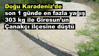 Giresun'da metrekareye 303 kg yağış ile sel alarmı! Heyelanlar ve altyapı hasarları artıyor