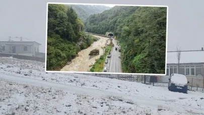 Sel, yerini kara bıraktı: Eylül'de beyaza büründü
