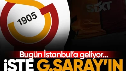 Galatasaray'ın Yeni Forveti İstanbul'a Uçtu!