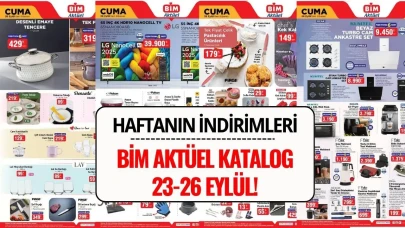 BİM Aktüel 23-26 Eylül 2025 Kataloğu: BİM'de Bu Hafta Hangi Ürünler Var?