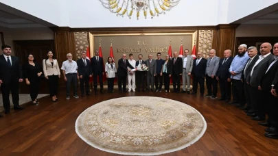 Ahilik Kutlama Komitesinden Vali İlhami Aktaş’a ziyaret