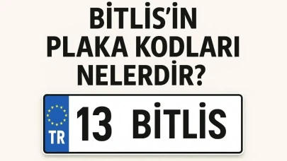 Bitlis Plaka Kodu Kaç? Değişti mi, Kaçıncı Sırada ve Hangi Bölgede?