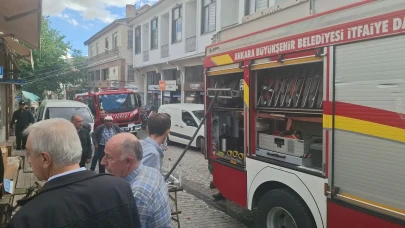 Çarşıda Alevlerin Yükselmesi Paniğe Neden Oldu