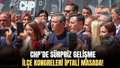 CHP'de Kongrelerin İptali Gündemde: Genel Merkez, Küskünlük Endişesiyle Girişimlerde Bulunuyor!