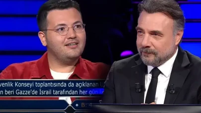 Oktay Kaynarca, 'Kim Milyoner Olmak İster' programında Gazze sorusu karşısında alkışı reddetti!