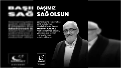 Saadet Partisi'nin Öne Çıkan İsimlerinden Mehmet Kabak, Hayatını Kaybetti!
