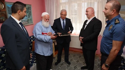 Muzaffer Bıyık ve Yaşar Dönmez'den Gaziler Günü'nde anlamlı ziyaret