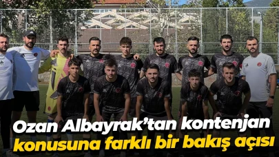 Ozan Albayrak’tan kontenjan konusuna farklı bir bakış açısı
