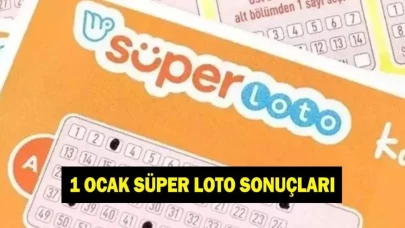 Süper Loto 1 Ocak sonuçları açıklandı! Devreden ikramiye miktarı ne kadar? Süper Loto'yu canlı takip edin!