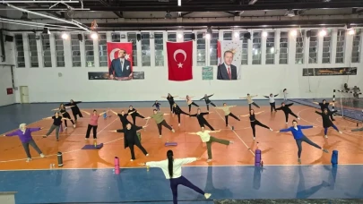 Kadınlara Yönelik Step Aerobik ve Pilates Dersleri Büyük İlgi Görüyor