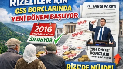 Rizeliler İçin GSS Borçlarında Yeni Dönem Başlıyor