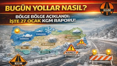 Bugün yollar nasıl? Bölge bölge açıklandı: İşte 27 Ocak KGM raporu!