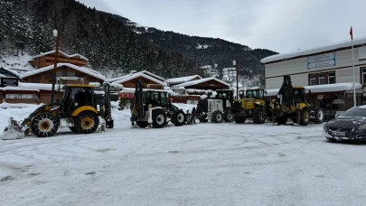 Uzungöl Kış Festivali Öncesi Ekipler Seferber Oldu
