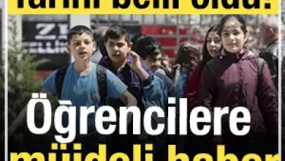Öğrencilere müjdeli haber: Tarihi belli oldu