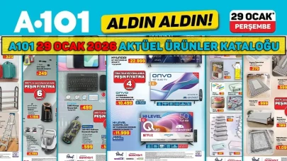 29 Ocak 2026 A101 yeni aktüel kataloğu! A101'de Bu hafta neler var, hangi ürünler indirimde?