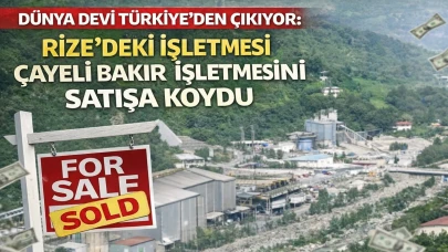 Çayeli Bakır İşletmeleri Satışa Çıkarılıyor!