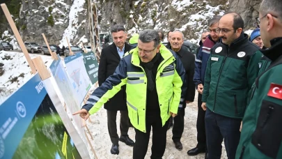 Trabzon'da Karakaya Barajı, içme suyu ihtiyacına çözümler sunacak stratejik proje incelemesi yapıldı